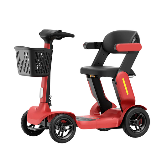 BeeRari (2025) - Manual Folding Mobility Scooter - 250W Motor, 120kg Capacity, 25 Mile Range