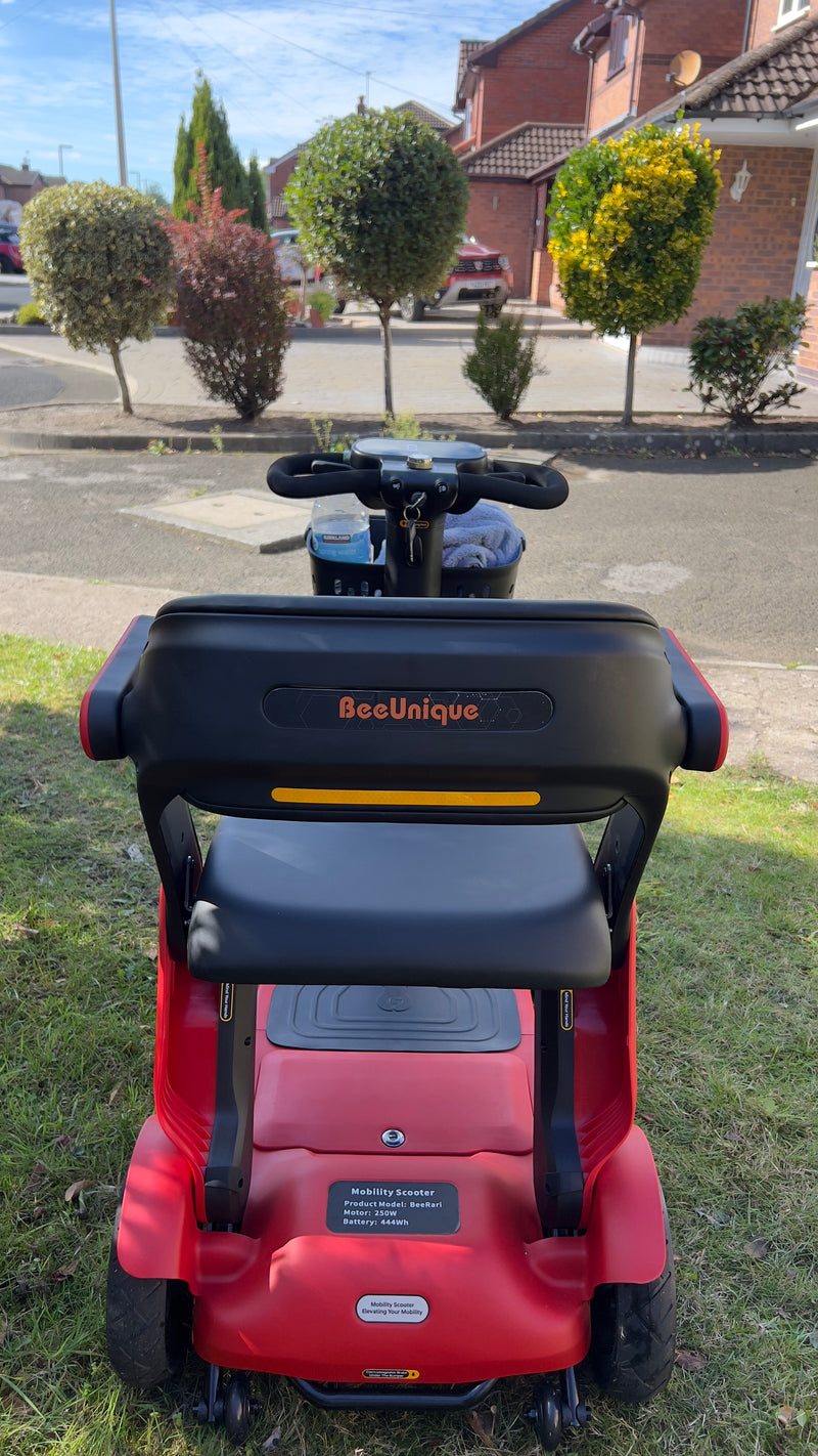 BeeRari Foldable Mobility Scooter — 25 Mile Range | BeeUnique Mobility